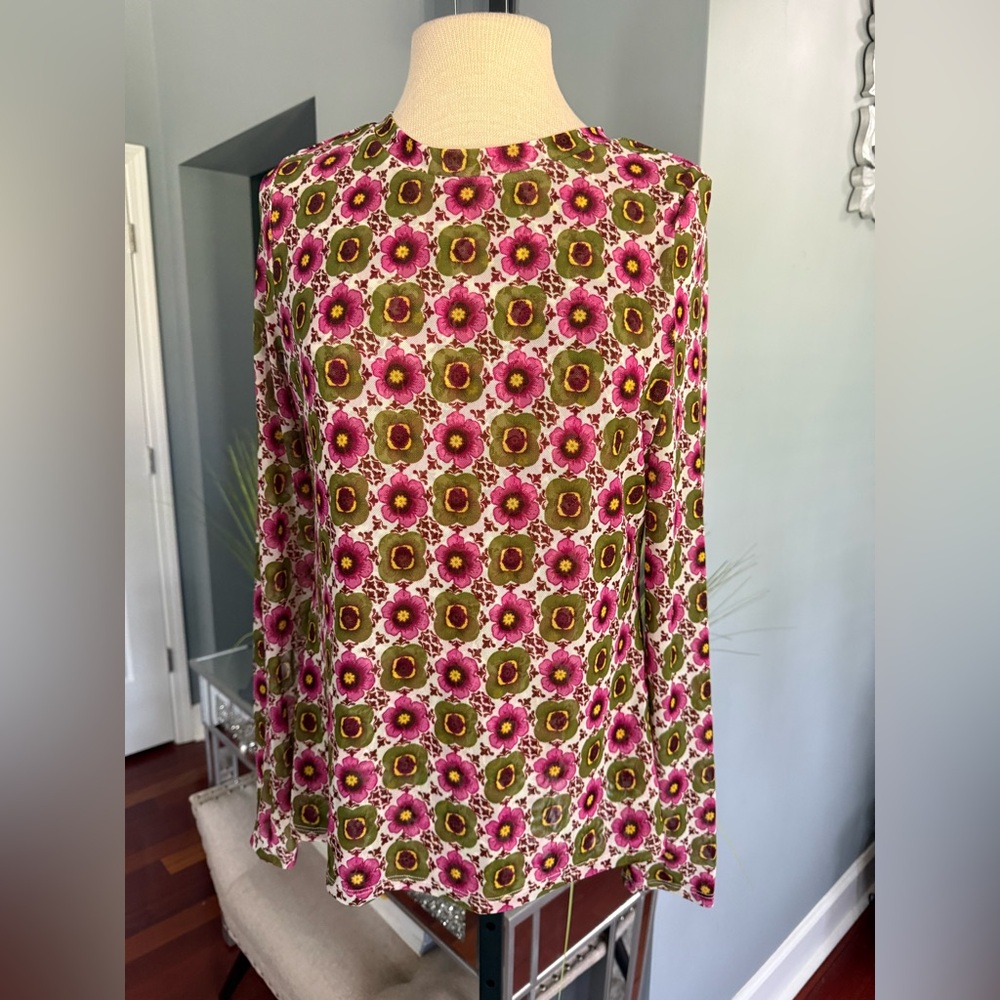 Philosophy Sheer Floral Top